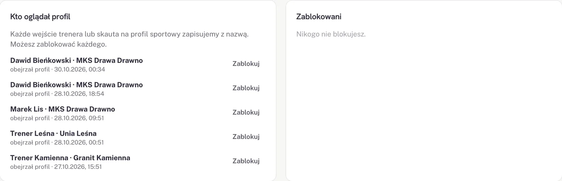 Wiesz, kto oglądał profil