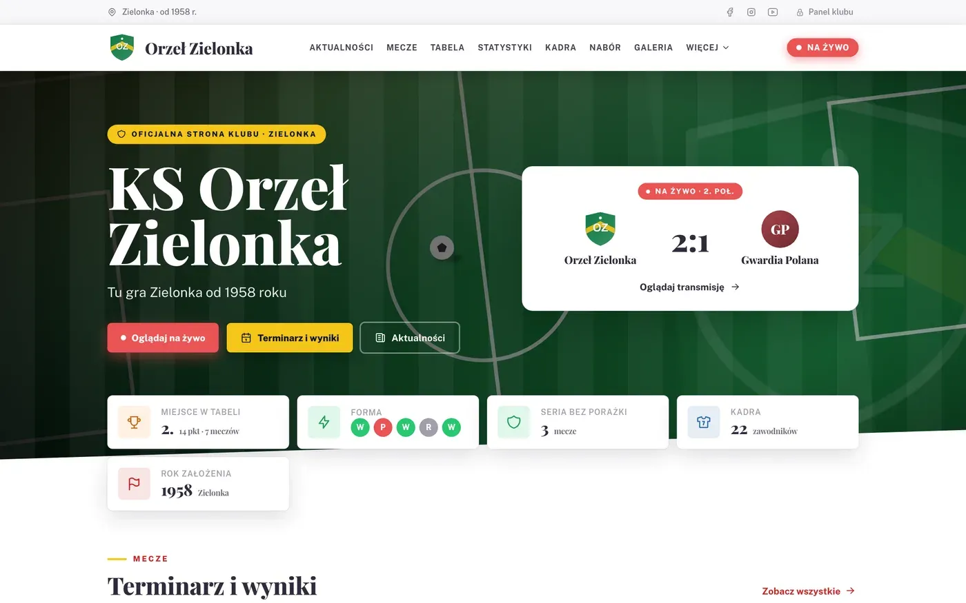 Szablon Minimalny
